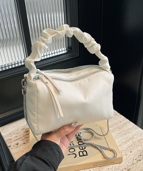 Miniministore(ミニミニストア)の「ショルダーバッグ 2way 斜めがけ(ショルダーバッグ・レディース・ブラック/オフホワイト/ミント/ピンク・FREE)」の2枚目の写真