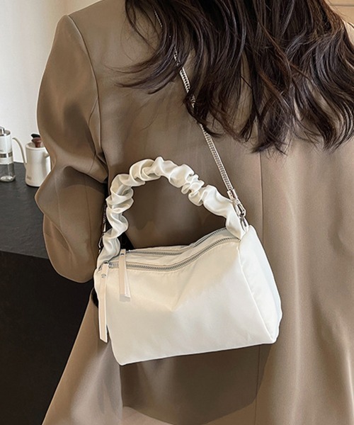 Miniministore(ミニミニストア)の「ショルダーバッグ 2way 斜めがけ(ショルダーバッグ・レディース・ブラック/オフホワイト/ミント/ピンク・FREE)」の8枚目の写真