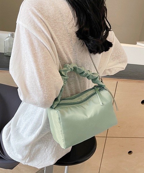 Miniministore(ミニミニストア)の「ショルダーバッグ 2way 斜めがけ(ショルダーバッグ・レディース・ブラック/オフホワイト/ミント/ピンク・FREE)」の13枚目の写真