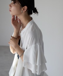 Layered frill shirt レイヤードフリルシャツ