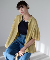 Layered frill shirt レイヤードフリルシャツ