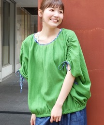 チチカカ | ドロストギャザースリーブプルオーバー(シャツ/ブラウス)