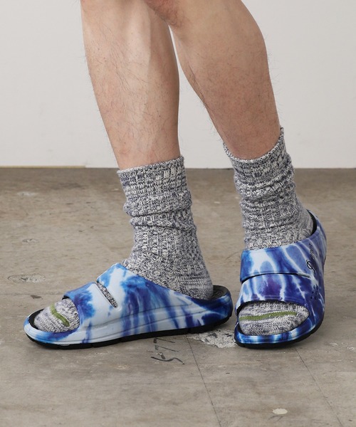 Danner（ダナー）の「Danner/ダナー MIZUGUMO SLIDE リカバリーサンダル総柄（サンダル・メンズ・ブラウン/ブルー・10/9/8）」の21枚目の写真