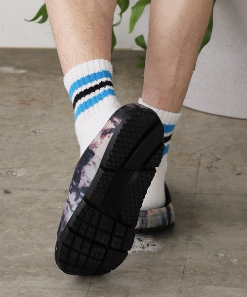 Danner（ダナー）の「Danner/ダナー MIZUGUMO SLIDE リカバリーサンダル総柄（サンダル・メンズ・ブラウン/ブルー・10/9/8）」の19枚目の写真