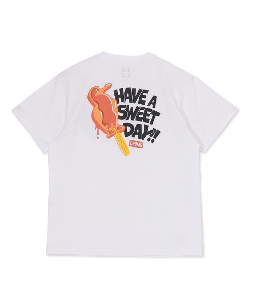 CHUMS チャムス 半袖 Tシャツ レディース アイスグラフィックTシャツ UVケア CH11-2536 CHUMS tシャツ CHUMS/チャムス アイスグラフィックTシャツ/UV