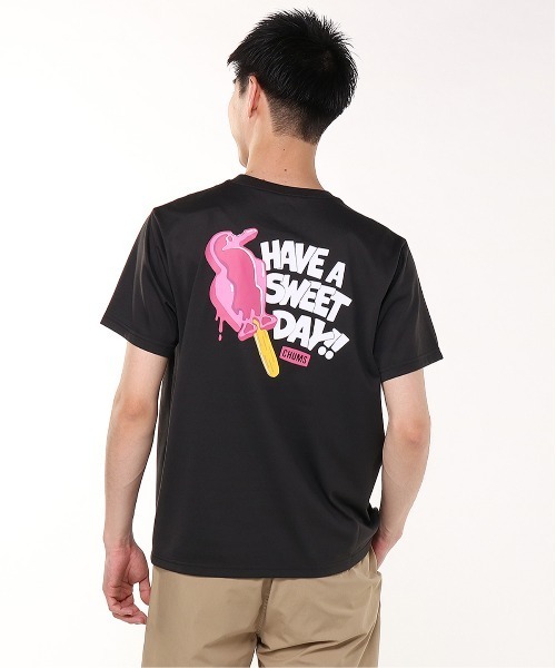 CHUMS(チャムス)の「CHUMS/チャムス アイスグラフィックTシャツ/UVケア CH11-2536(Tシャツ/カットソー・レディース・ホワイト/ミント/ブラック・M/L)」の10枚目の写真