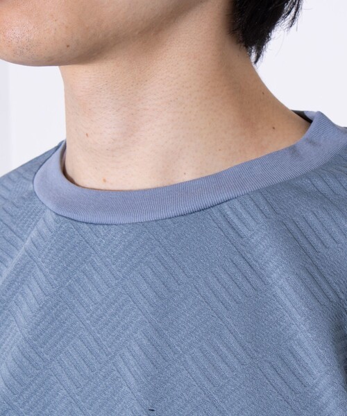 GLOSTER(グロスター)の「【GLOSTER/グロスター】ハシゴリンクスプルオーバー 長袖Tシャツ ロンT(Tシャツ/カットソー・メンズ・グレイッシュブルー/グレー/ホワイト/ネイビー・S/M/L)」の11枚目の写真