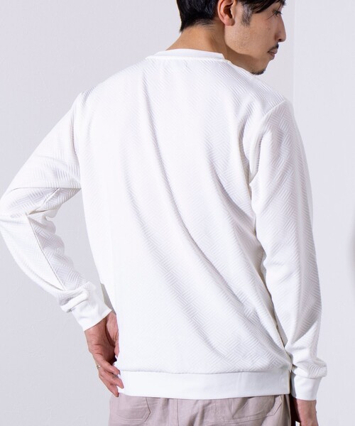 GLOSTER(グロスター)の「【GLOSTER/グロスター】ハシゴリンクスプルオーバー 長袖Tシャツ ロンT(Tシャツ/カットソー・メンズ・グレイッシュブルー/グレー/ホワイト/ネイビー・S/M/L)」の18枚目の写真