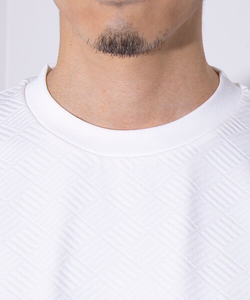 GLOSTER(グロスター)の「【GLOSTER/グロスター】ハシゴリンクスプルオーバー 長袖Tシャツ ロンT(Tシャツ/カットソー・メンズ・グレイッシュブルー/グレー/ホワイト/ネイビー・S/M/L)」の21枚目の写真