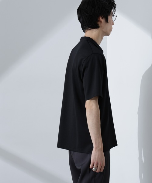 NANO universe（ナノユニバース）の「Pe/Ry鹿の子ポロシャツ 半袖（ポロシャツ・メンズ・ダークグリーン/ブラック/ブルーグレー/エンジ/ネイビー/チャコール・M/L）」の8枚目の写真