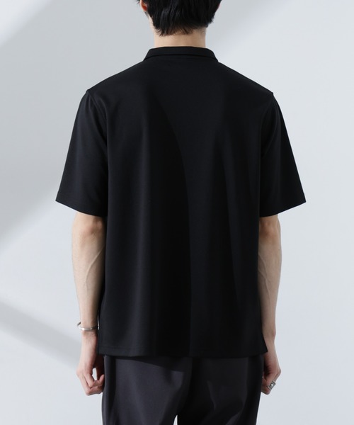 セール】Pe/Ry鹿の子ポロシャツ 半袖（ポロシャツ）｜NANO universe