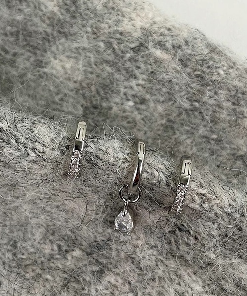 LA VORAGINE（ラ ヴォラジネ）の「銀メッキアレルギー対応3点セットのピアス（ピアス（両耳用）・レディース・シルバー/ゴールド・FREE）」の14枚目の写真