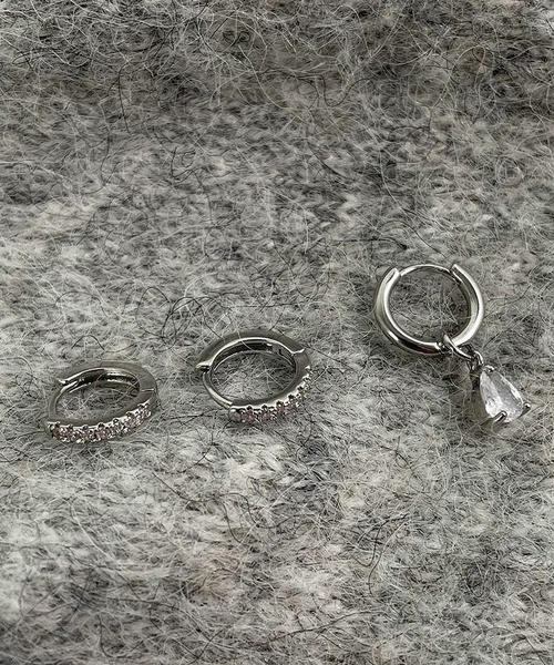 LA VORAGINE（ラ ヴォラジネ）の「銀メッキアレルギー対応3点セットのピアス（ピアス（両耳用）・レディース・シルバー/ゴールド・FREE）」の13枚目の写真