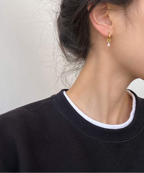 LA VORAGINE（ラ ヴォラジネ）の「銀メッキアレルギー対応3点セットのピアス（ピアス（両耳用）・レディース・シルバー/ゴールド・FREE）」の4枚目の写真