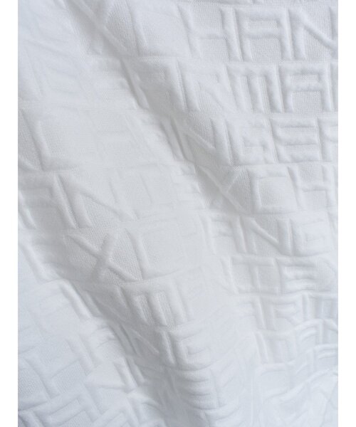 ARMANI EXCHANGE（アルマーニエクスチェンジ）の「【ARMANI EXCHANGE】AX オールオーバージャカードロゴ フーデッドスウェットプルオーバー ジャガードプルパーカー（パーカー・メンズ・ホワイト/ブラック・3/2/1）」の14枚目の写真