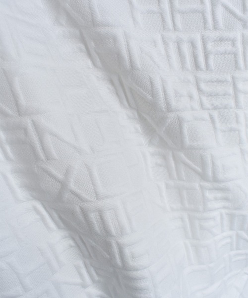 ARMANI EXCHANGE（アルマーニエクスチェンジ）の「【ARMANI EXCHANGE】AX オールオーバージャカードロゴ フーデッドスウェットプルオーバー ジャガードプルパーカー（パーカー・メンズ・ホワイト/ブラック・3/2/1）」の8枚目の写真