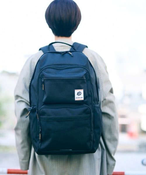 EDGELINK(エッジリンク)の「リュックサック ポケットパック_NJ 37L 60272(バックパック/リュック・メンズ・ブラック/マルチ/ベージュ/オレンジ・FREE)」の3枚目の写真