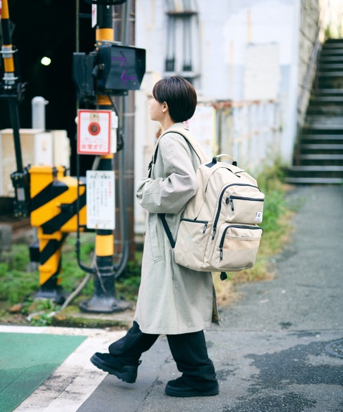 EDGELINK(エッジリンク)の「リュックサック ポケットパック_NJ 37L 60272(バックパック/リュック・メンズ・ブラック/マルチ/ベージュ/オレンジ・FREE)」の11枚目の写真