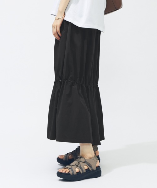 PUMA（プーマ）の「プーマ PUMA SUMMER ウーブン ロングスカート（ワンピース・レディース・カーキ/ブラック・M/L）」の10枚目の写真