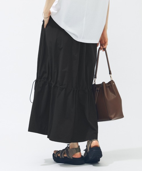 PUMA（プーマ）の「プーマ PUMA SUMMER ウーブン ロングスカート（ワンピース・レディース・カーキ/ブラック・M/L）」の11枚目の写真