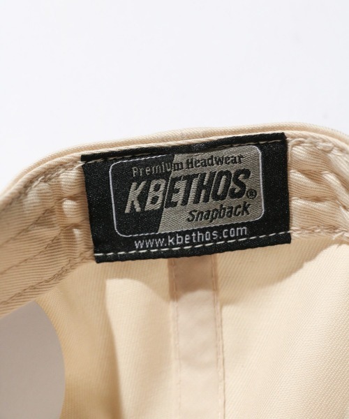 C.E.L.STORE(セルストア)の「KBETHOS / ケービーエトス GOLD LEAF EMBROIDERY 5PANEL SNAPBACK CAP 金刺しゅう 5パネル キャップ スナップバック(キャップ・メンズ・ナチュラル/ブラック・ONE SIZE)」の5枚目の写真