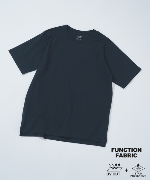 EDIFICE(エディフィス)の「”撥水&汗染み軽減機能” プロテック ポンチ Tシャツ (プラスバイオ)(Tシャツ/カットソー・メンズ・グレー/ブラック/ネイビー/ホワイト・X-LARGE/LARGE/MEDIUM/SMALL)」の4枚目の写真