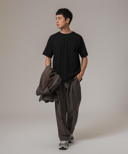 EDIFICE(エディフィス)の「”撥水&汗染み軽減機能” プロテック ポンチ Tシャツ (プラスバイオ)(Tシャツ/カットソー・メンズ・グレー/ブラック/ネイビー/ホワイト・X-LARGE/LARGE/MEDIUM/SMALL)」の21枚目の写真