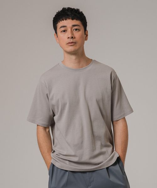 EDIFICE(エディフィス)の「”撥水&汗染み軽減機能” プロテック ポンチ Tシャツ (プラスバイオ)(Tシャツ/カットソー・メンズ・グレー/ブラック/ネイビー/ホワイト・X-LARGE/LARGE/MEDIUM/SMALL)」の15枚目の写真