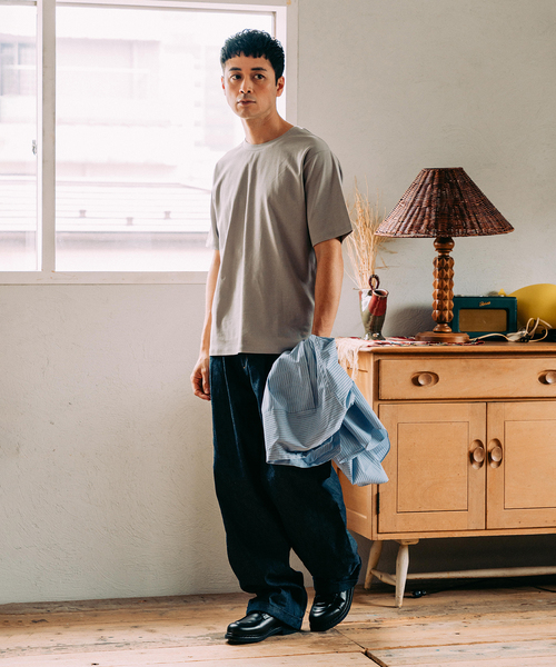 EDIFICE(エディフィス)の「”撥水&汗染み軽減機能” プロテック ポンチ Tシャツ (プラスバイオ)(Tシャツ/カットソー・メンズ・グレー/ブラック/ネイビー/ホワイト・X-LARGE/LARGE/MEDIUM/SMALL)」の12枚目の写真