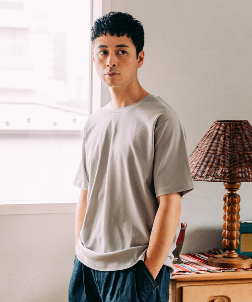 EDIFICE(エディフィス)の「”撥水&汗染み軽減機能” プロテック ポンチ Tシャツ (プラスバイオ)(Tシャツ/カットソー・メンズ・グレー/ブラック/ネイビー/ホワイト・X-LARGE/LARGE/MEDIUM/SMALL)」の11枚目の写真