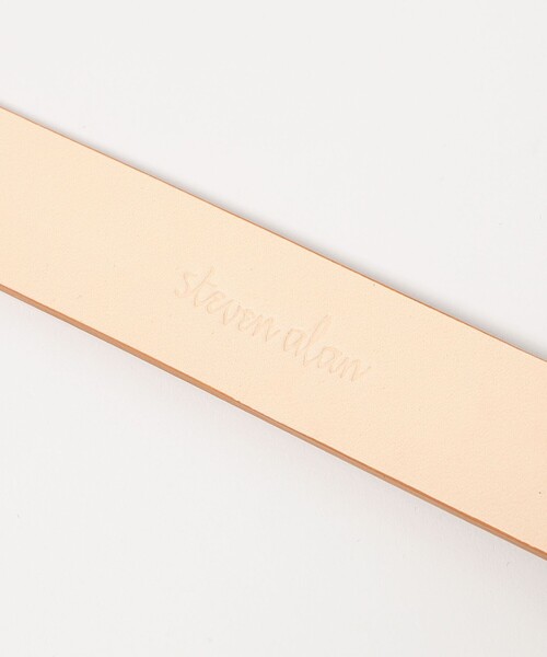 Steven Alan（スティーブンアラン）の「＜Steven Alan＞レザー ベルト（ベルト・レディース・ベージュ/ブラック・FREE）」の6枚目の写真