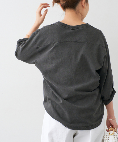 SIERRA DESIGNS(シェラデザイン)の「【SIERRA DESIGNS/シエラデザインズ】 80S FOOTBALL TEE(Tシャツ/カットソー・レディース・ブラック・FREE)」の8枚目の写真