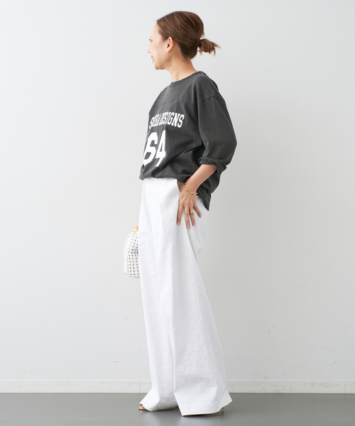 SIERRA DESIGNS(シェラデザイン)の「【SIERRA DESIGNS/シエラデザインズ】 80S FOOTBALL TEE(Tシャツ/カットソー・レディース・ブラック・FREE)」の6枚目の写真