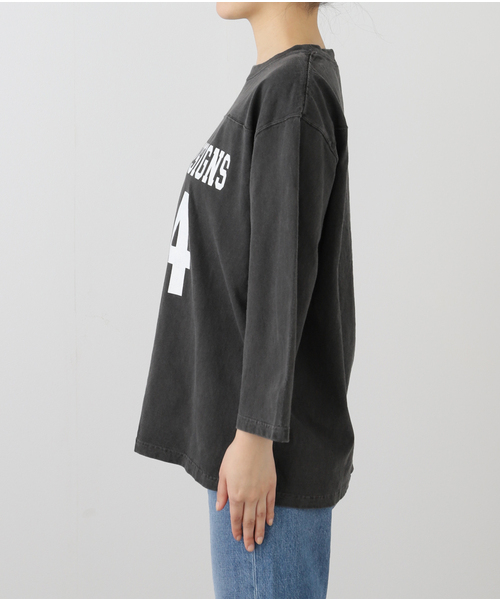 SIERRA DESIGNS(シェラデザイン)の「【SIERRA DESIGNS/シエラデザインズ】 80S FOOTBALL TEE(Tシャツ/カットソー・レディース・ブラック・FREE)」の3枚目の写真