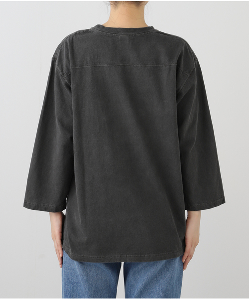 SIERRA DESIGNS(シェラデザイン)の「【SIERRA DESIGNS/シエラデザインズ】 80S FOOTBALL TEE(Tシャツ/カットソー・レディース・ブラック・FREE)」の2枚目の写真