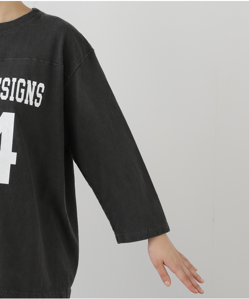 SIERRA DESIGNS(シェラデザイン)の「【SIERRA DESIGNS/シエラデザインズ】 80S FOOTBALL TEE(Tシャツ/カットソー・レディース・ブラック・FREE)」の14枚目の写真