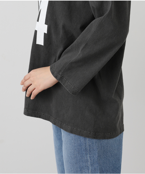 SIERRA DESIGNS(シェラデザイン)の「【SIERRA DESIGNS/シエラデザインズ】 80S FOOTBALL TEE(Tシャツ/カットソー・レディース・ブラック・FREE)」の13枚目の写真