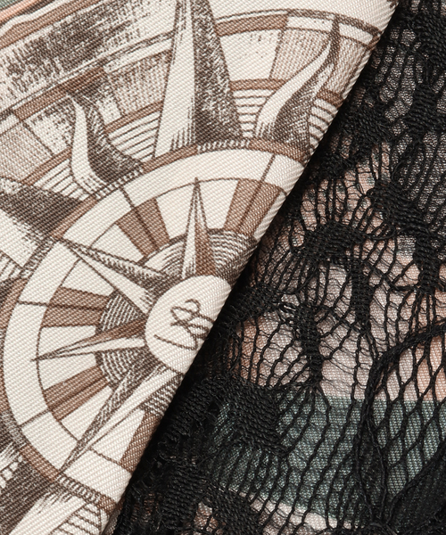 La TOTALITE（ラトータリテ）の「【manipuri/マニプリ】別注3WAYリバーシブルシルクタイ（その他小物・レディース・ブラック/グリーン・FREE）」の6枚目の写真