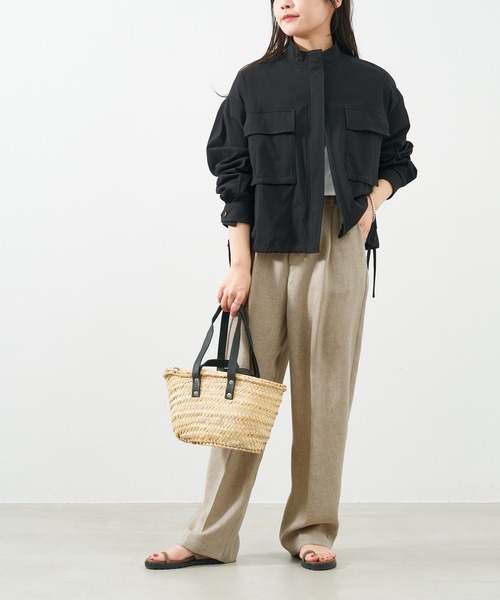 MICA&DEAL（マイカ＆ディール）の「スタンドカラーシアー