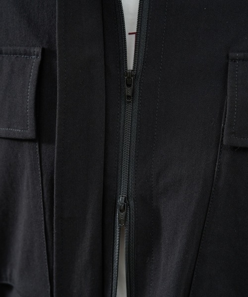 MICA&DEAL（マイカ＆ディール）の「スタンドカラーシアーブルゾン（ブルゾン・レディース・ベージュ/ブラック/オフホワイト・FREE）」の14枚目の写真