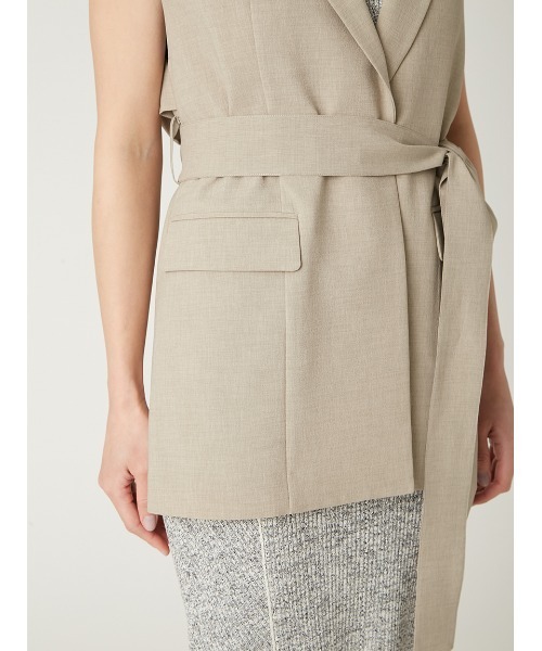 FRAY I.D（フレイアイディー）の「ボックスプリーツジレ