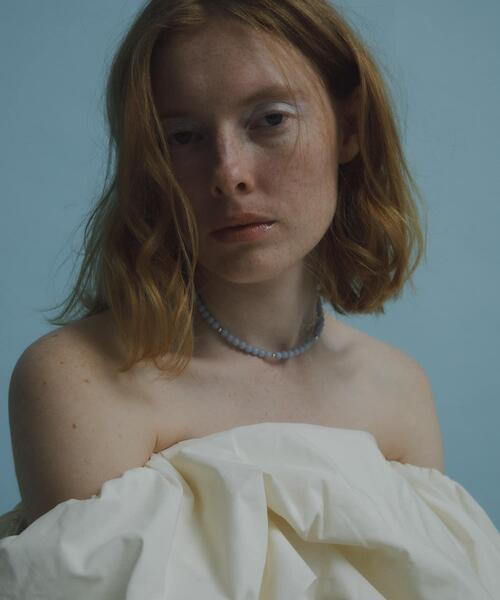 URBAN RESEARCH（アーバンリサーチ）の「decor『デコール』　Angelite Necklace（ネックレス・レディース・ブルー・-）」の2枚目の写真