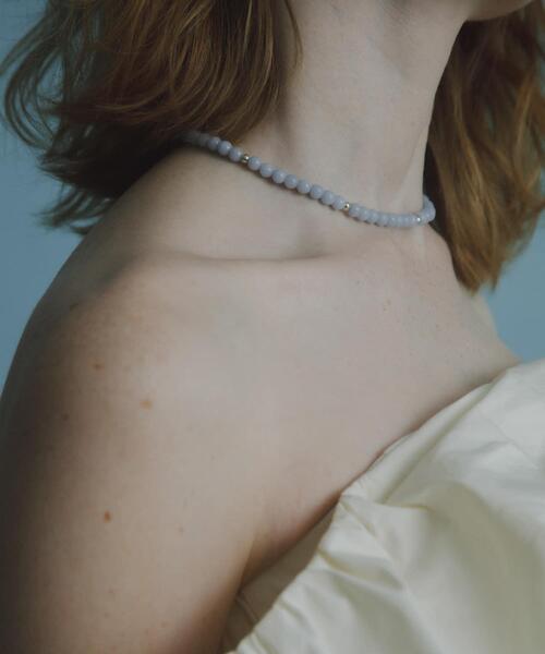 URBAN RESEARCH（アーバンリサーチ）の「decor『デコール』　Angelite Necklace（ネックレス・レディース・ブルー・-）」の5枚目の写真