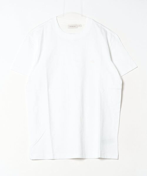 Calvin Klein Jeans（カルヴァンクラインジーンズ）の「CALVIN KLEIN JEANS カルバンクラインジーンズ HEAVY REGULAR TEE ヘビーウェイト レギュラーフィット ショートスリーブTシャツ（Tシャツ/カットソー・メンズ・ホワイト/ブラック・M/L/XL）」の8枚目の写真