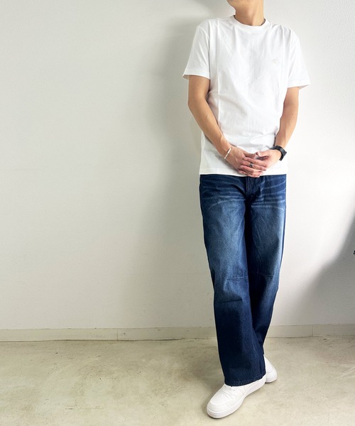 Calvin Klein Jeans（カルヴァンクラインジーンズ）の「CALVIN KLEIN JEANS カルバンクラインジーンズ HEAVY REGULAR TEE ヘビーウェイト レギュラーフィット ショートスリーブTシャツ（Tシャツ/カットソー・メンズ・ホワイト/ブラック・M/L/XL）」の4枚目の写真