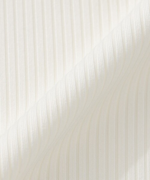 LOVELESS（ラブレス）の「アシンメトリーネックトップス（Tシャツ/カットソー・レディース・オフホワイト/チャコールグレー/ブラック・36）」の14枚目の写真