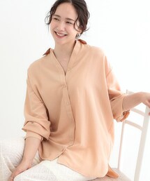 DRESKIP | 【S-LL】後ろ姿も抜かりなく バックレースアップシャツ(シャツ/ブラウス)