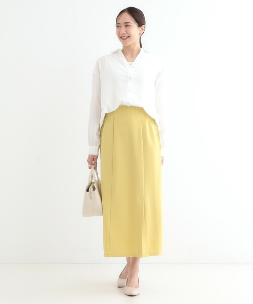 DRESKIP(ドレスキップ)の「【S-LL】後ろ姿も抜かりなく バックレースアップシャツ(シャツ/ブラウス・レディース・オフホワイト/ライトベージュ/ベビーピンク/ライトブルー・01/02/03/04)」の15枚目の写真