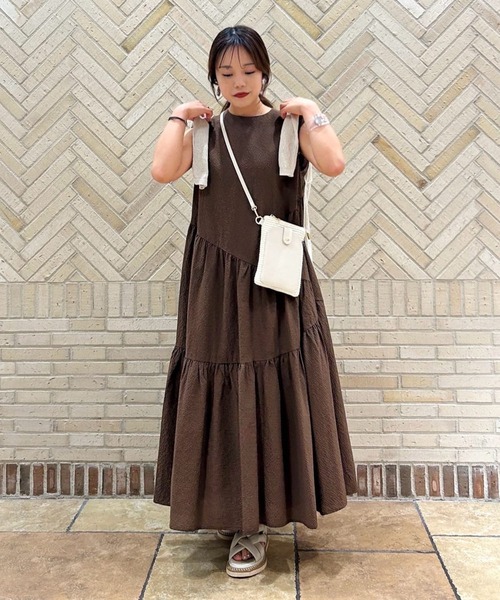 ✴︎新品✴︎AsRiRe ワンピース AsRiRe（アスリレイ）の「【AsRiRe】透かしかぎ編みキャミ