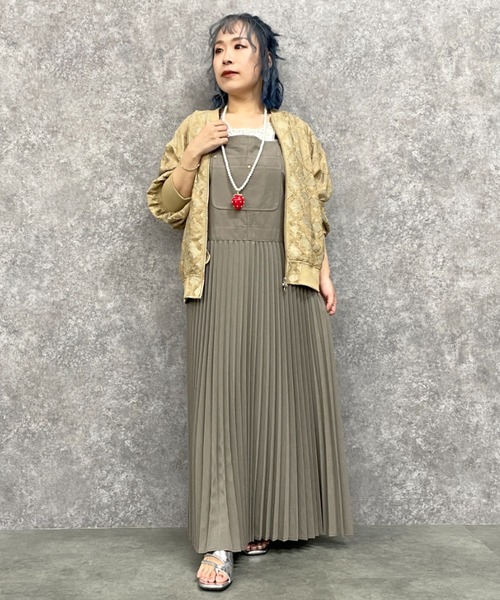 GEVS.（ジェイヴィス）の「ロゴプリントテレコキャミソール＜大きいサイズ有＞GEVS.（キャミソール・レディース・オートミール/杢グレー・LL/3L/4L/5L/M/L）」の12枚目の写真